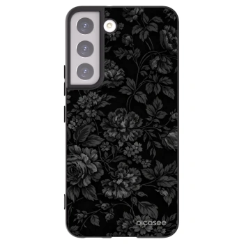 Picasee Μαύρη θήκη σιλικόνης για Samsung Galaxy S22 5G - Dark Romance