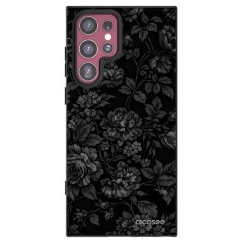 Picasee Μαύρη θήκη σιλικόνης για Samsung Galaxy S22 Ultra 5G - Dark Romance