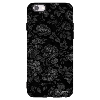 Picasee Μαύρη θήκη σιλικόνης για Apple iPhone 6/6S - Dark Romance