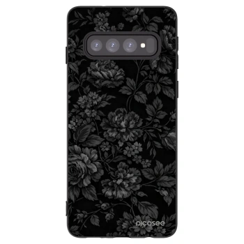 Picasee Μαύρη θήκη σιλικόνης για Samsung Galaxy S10 G973 - Dark Romance