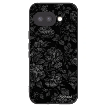 Picasee Μαύρη θήκη σιλικόνης για Google Pixel 9a - Dark Romance