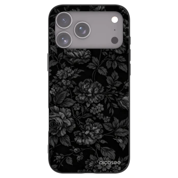 Picasee Μαύρη θήκη σιλικόνης για Apple iPhone 17 Pro Max - Dark Romance