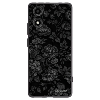 Picasee Μαύρη θήκη σιλικόνης για Motorola Moto E14 - Dark Romance