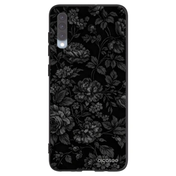 Picasee Μαύρη θήκη σιλικόνης για Samsung Galaxy A70 A705F - Dark Romance