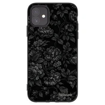 Picasee Μαύρη θήκη σιλικόνης για Apple iPhone 11 - Dark Romance