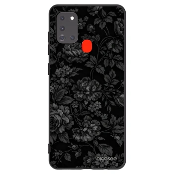 Picasee Μαύρη θήκη σιλικόνης για Samsung Galaxy A21s - Dark Romance
