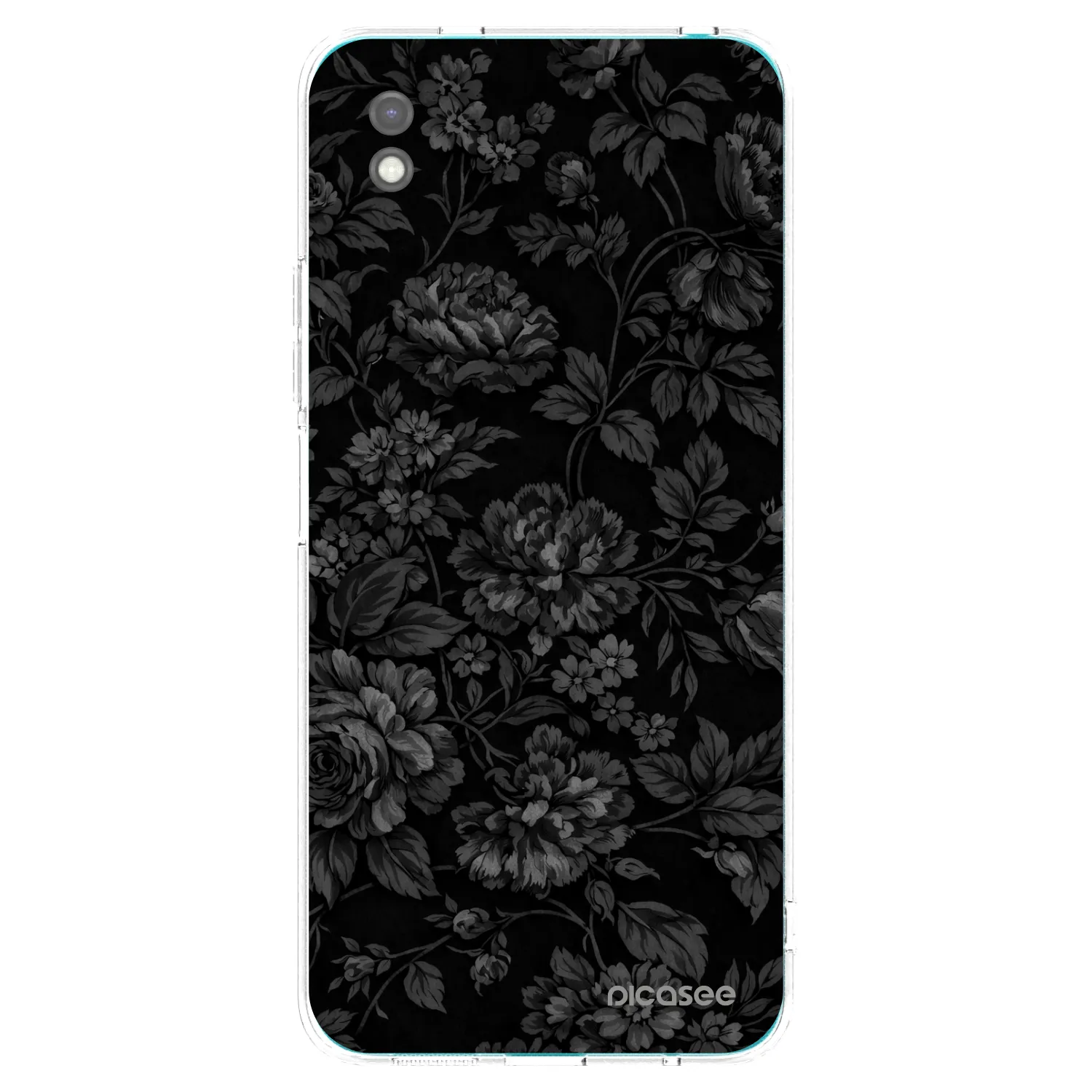 Picasee Μαύρη θήκη σιλικόνης για Xiaomi Redmi 9A - Dark Romance