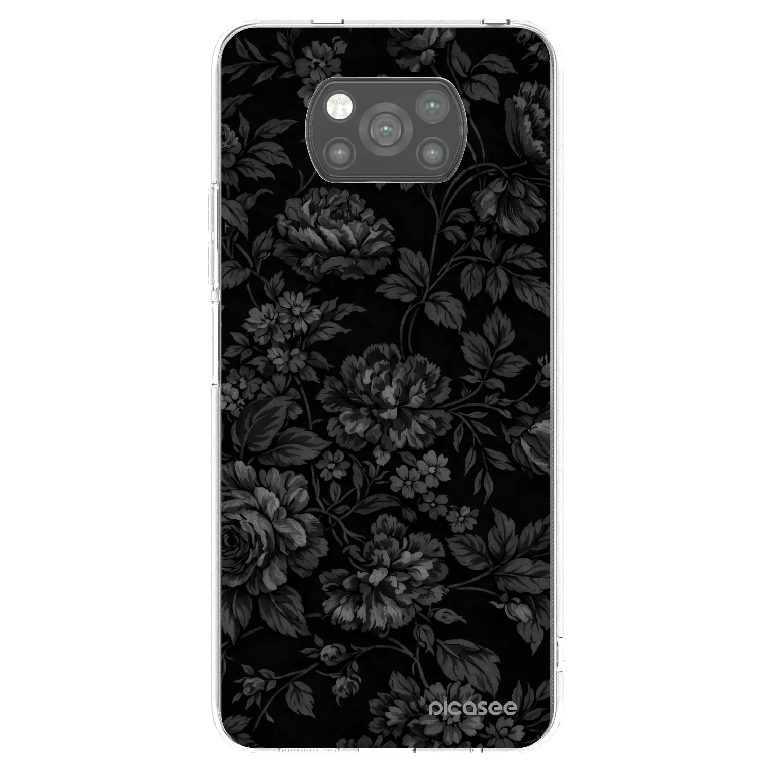 Picasee Μαύρη θήκη σιλικόνης για Xiaomi Poco X3 - Dark Romance