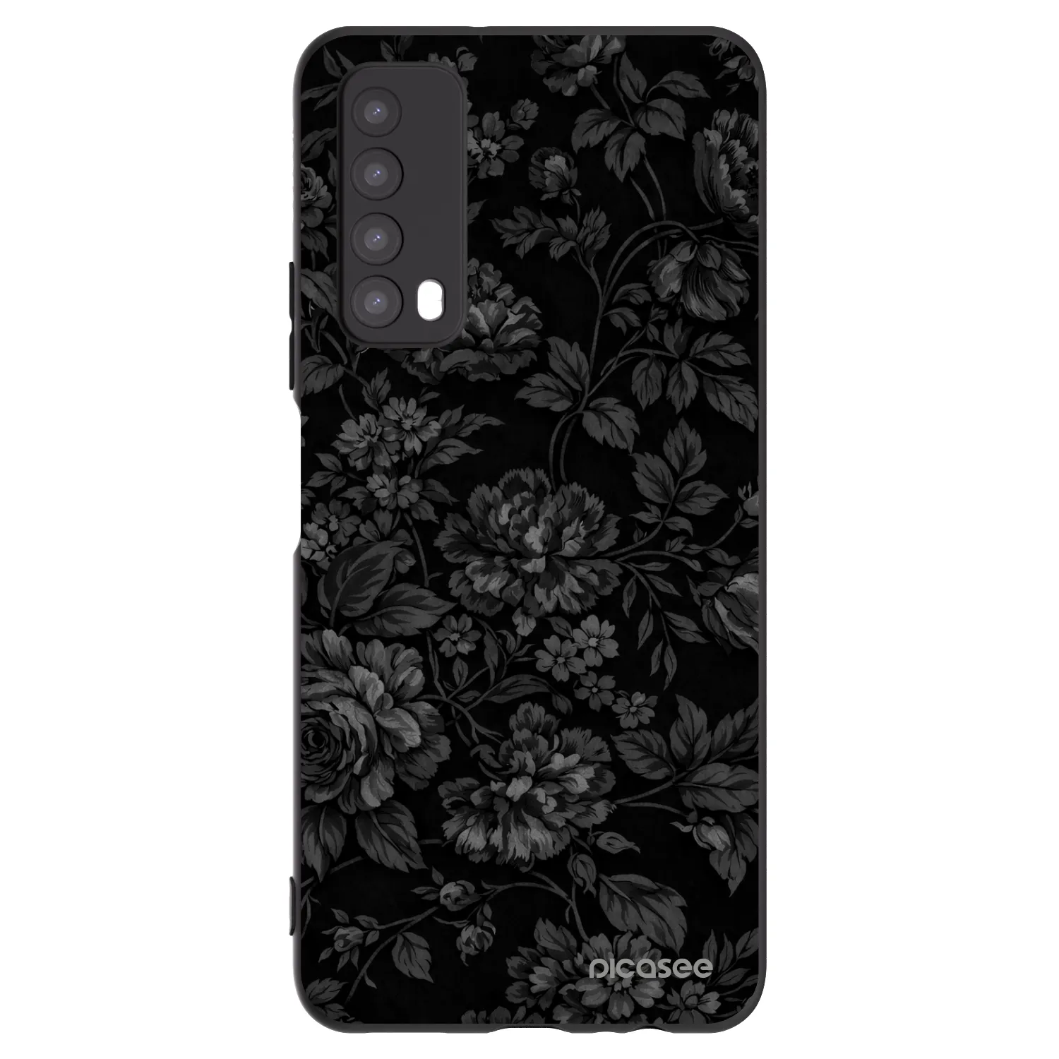 Picasee Μαύρη θήκη σιλικόνης για Huawei P Smart 2021 - Dark Romance