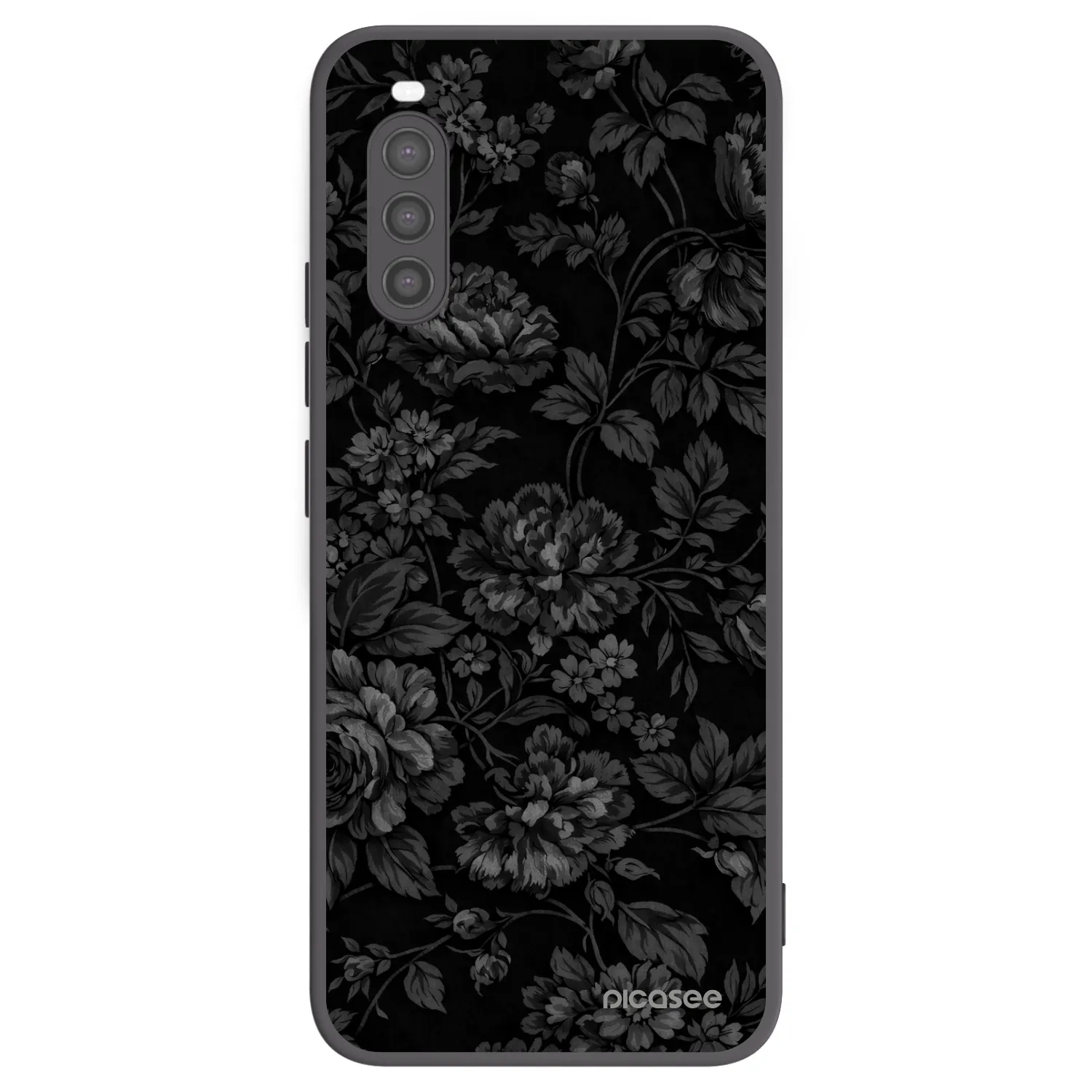 Picasee Μαύρη θήκη σιλικόνης για Sony Xperia 10 II - Dark Romance