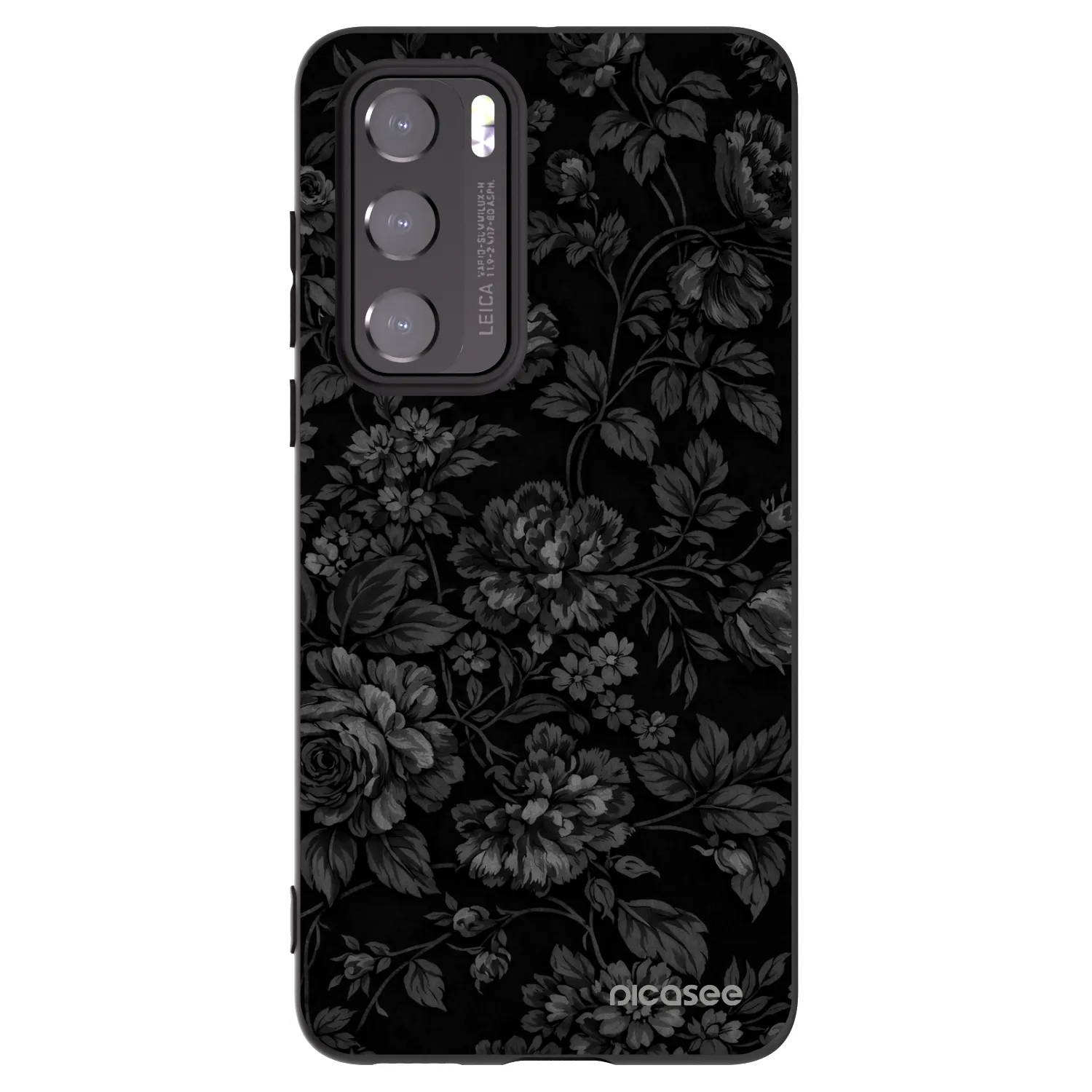Picasee Μαύρη θήκη σιλικόνης για Huawei P40 - Dark Romance