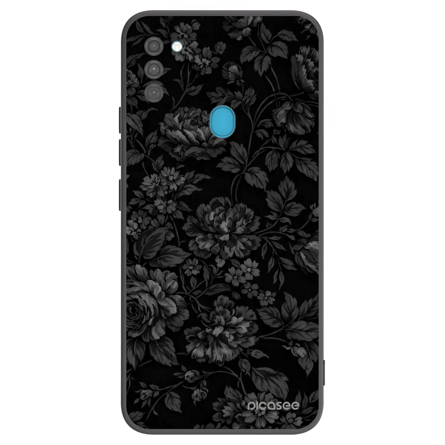 Picasee Μαύρη θήκη σιλικόνης για Samsung Galaxy M11 - Dark Romance