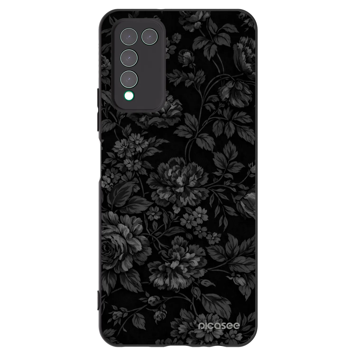 Picasee Μαύρη θήκη σιλικόνης για Honor 10X Lite - Dark Romance
