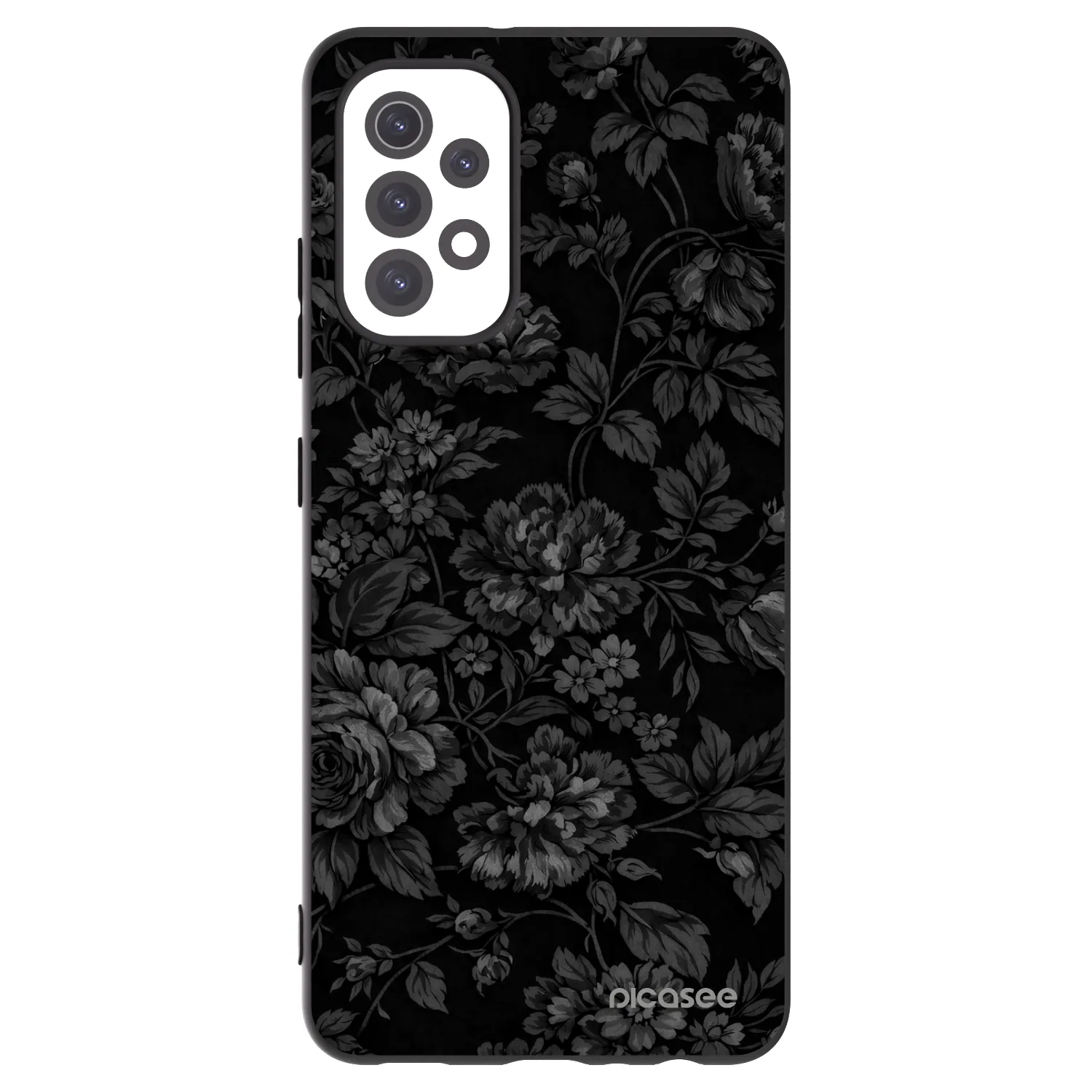Picasee Μαύρη θήκη σιλικόνης για Samsung Galaxy A32 5G A326B - Dark Romance
