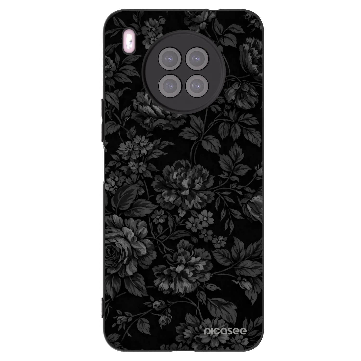 Picasee Μαύρη θήκη σιλικόνης για Huawei Nova 8i - Dark Romance