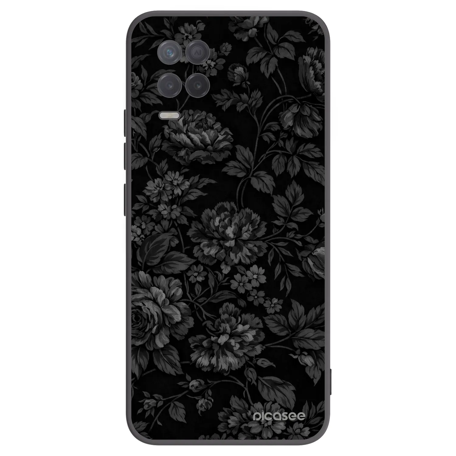 Picasee Μαύρη θήκη σιλικόνης για Realme 8 5G - Dark Romance