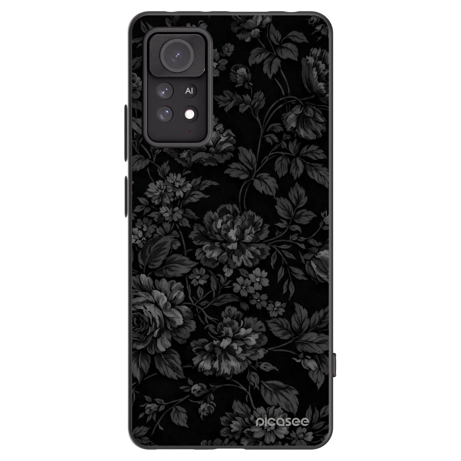Picasee Μαύρη θήκη σιλικόνης για Xiaomi Redmi Note 11 Pro - Dark Romance