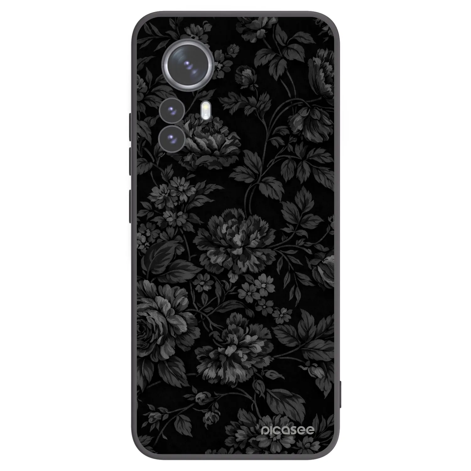 Picasee Μαύρη θήκη σιλικόνης για Xiaomi 12 Pro - Dark Romance