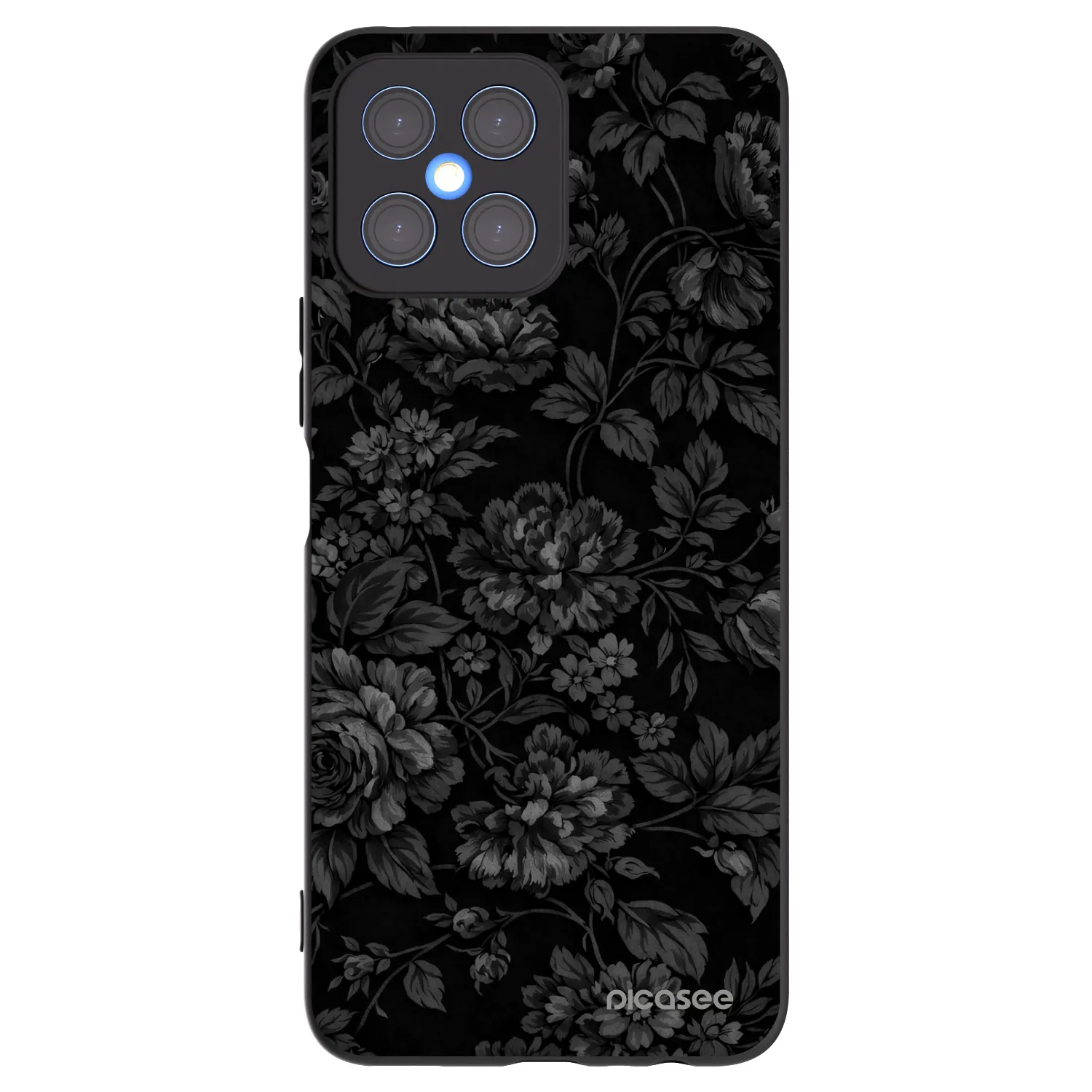 Picasee Μαύρη θήκη σιλικόνης για Honor X8 4G - Dark Romance
