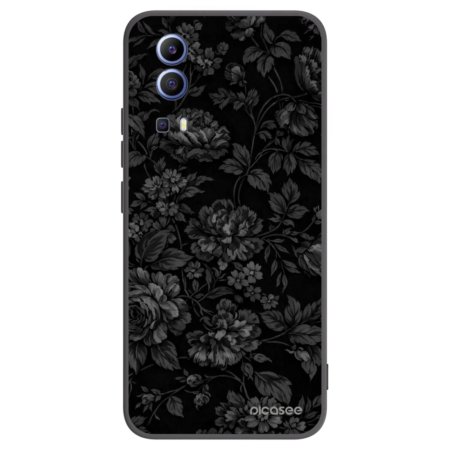 Picasee Μαύρη θήκη σιλικόνης για Vivo Y52 5G - Dark Romance