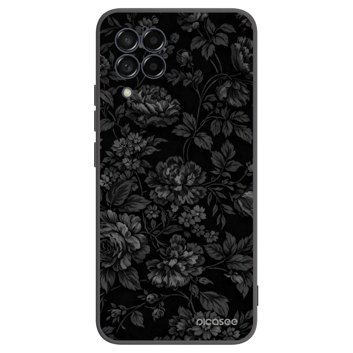 Picasee Μαύρη θήκη σιλικόνης για Samsung Galaxy M53 5G - Dark Romance