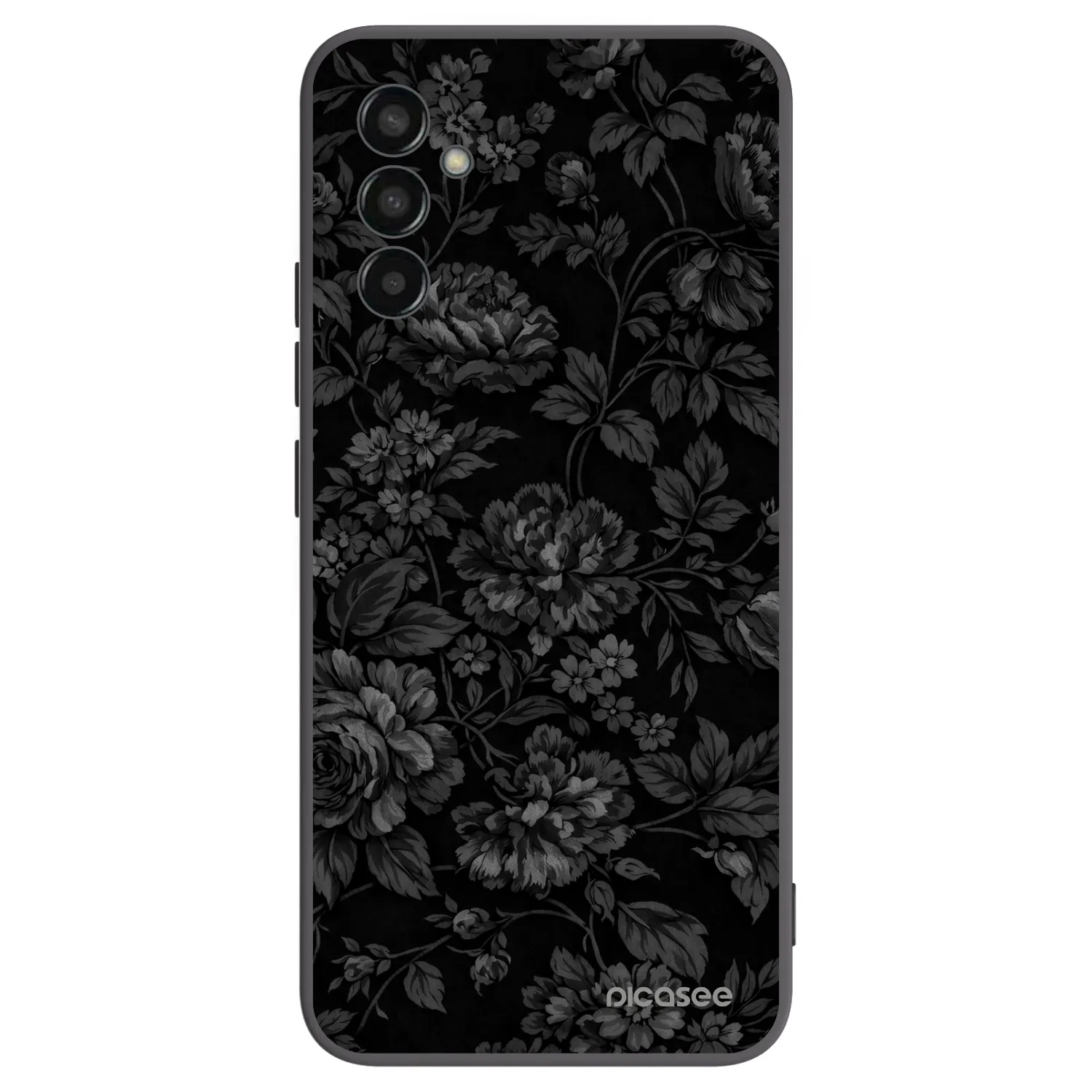 Picasee Μαύρη θήκη σιλικόνης για Samsung Galaxy M13 M135F - Dark Romance