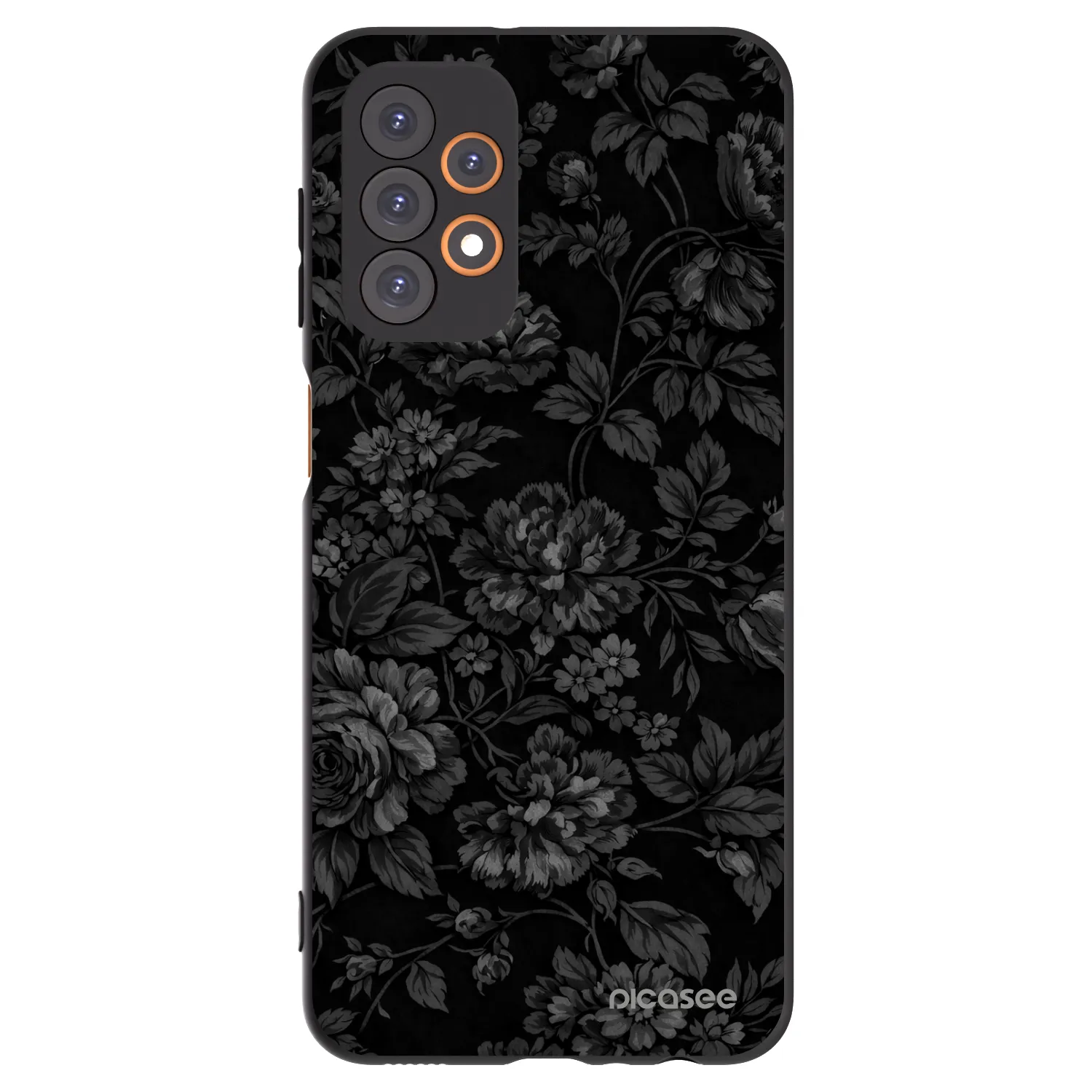 Picasee Μαύρη θήκη σιλικόνης για Samsung Galaxy A23 A236B 5G - Dark Romance