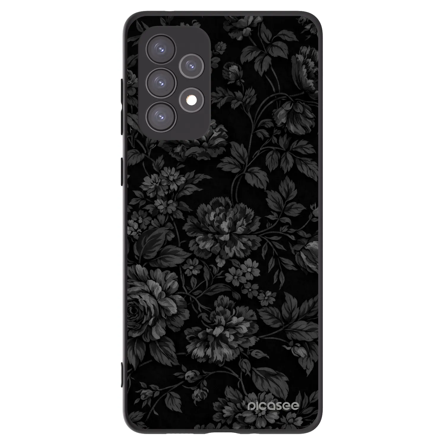 Picasee Μαύρη θήκη σιλικόνης για Samsung Galaxy A73 5G - Dark Romance