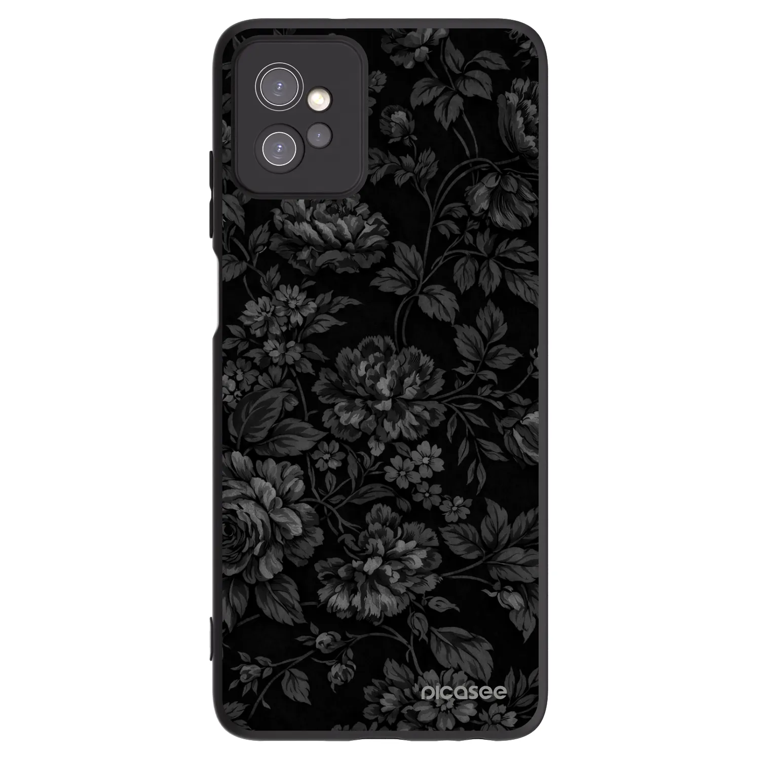 Picasee Μαύρη θήκη σιλικόνης για Motorola Moto G32 - Dark Romance