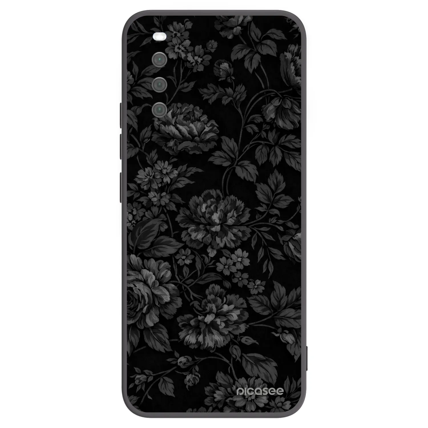 Picasee Μαύρη θήκη σιλικόνης για Sony Xperia 10 III - Dark Romance