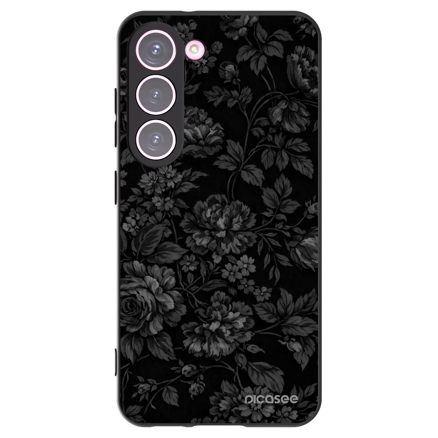 Picasee Μαύρη θήκη σιλικόνης για Samsung Galaxy S23 5G - Dark Romance