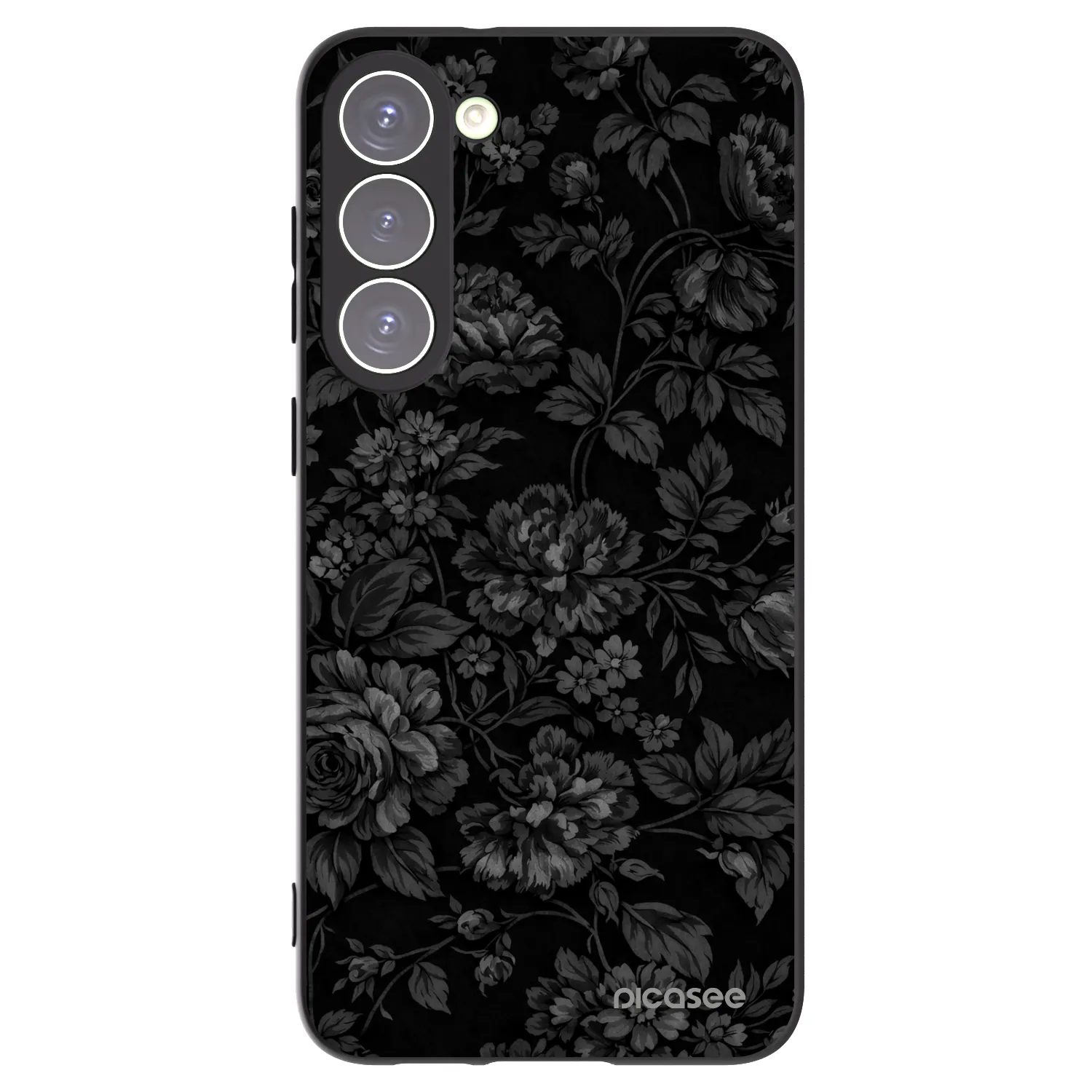 Picasee Μαύρη θήκη σιλικόνης για Samsung Galaxy S23+ 5G - Dark Romance