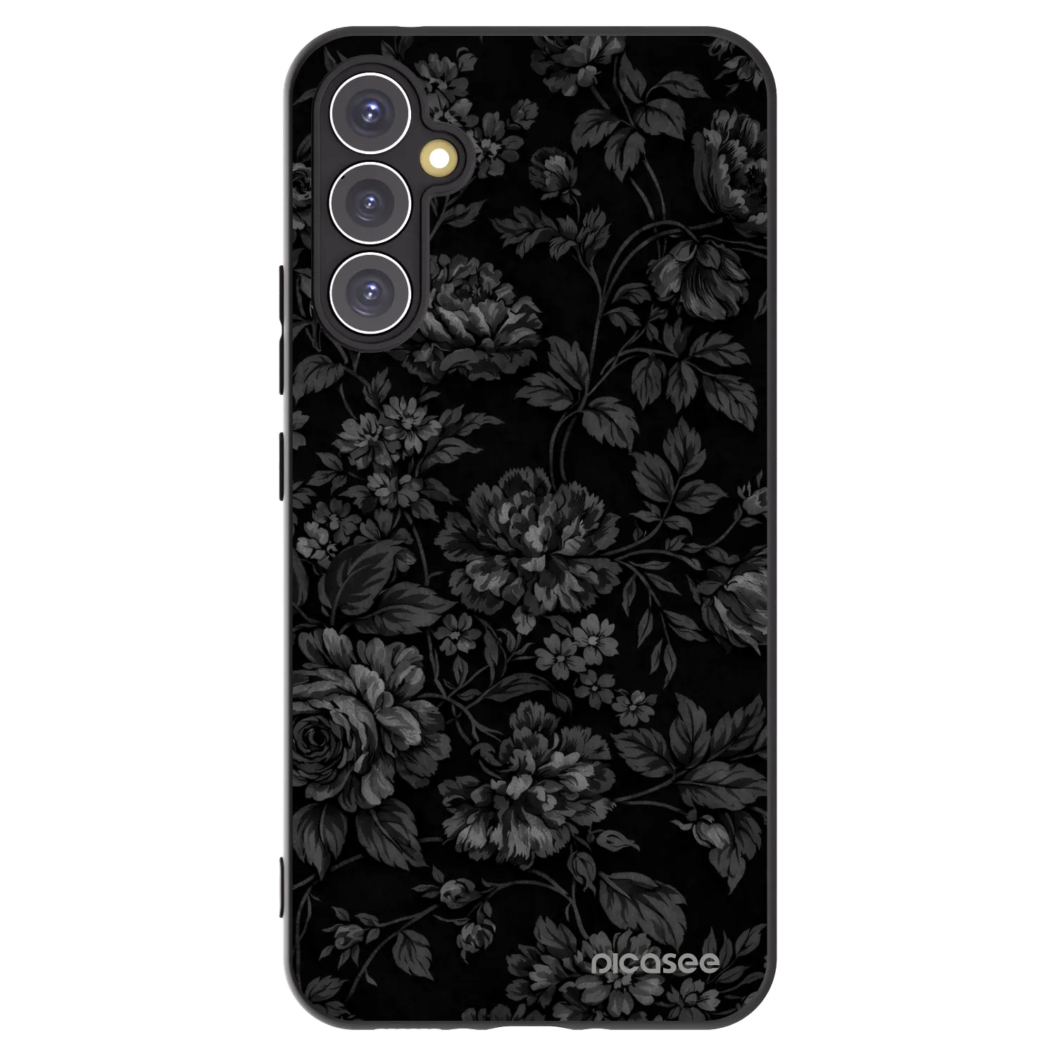 Picasee Μαύρη θήκη σιλικόνης για Samsung Galaxy A34 5G A346B - Dark Romance