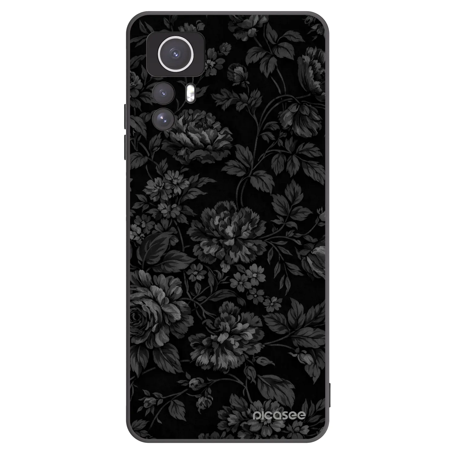 Picasee Μαύρη θήκη σιλικόνης για Xiaomi Redmi Note 12S - Dark Romance