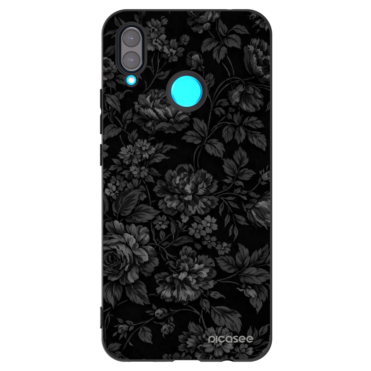 Picasee Μαύρη θήκη σιλικόνης για Huawei Nova 3 - Dark Romance