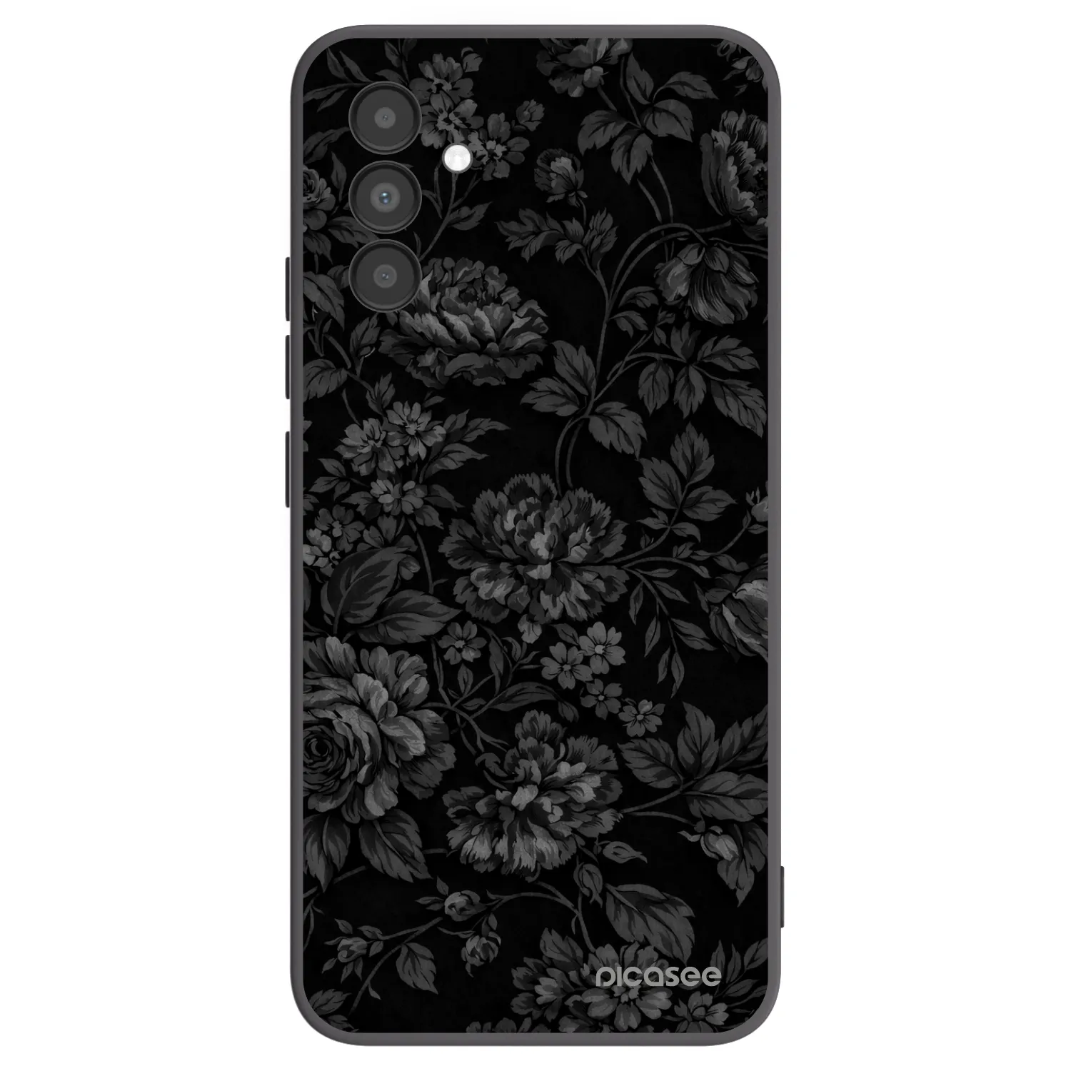 Picasee Μαύρη θήκη σιλικόνης για Samsung Galaxy A04s A047F - Dark Romance