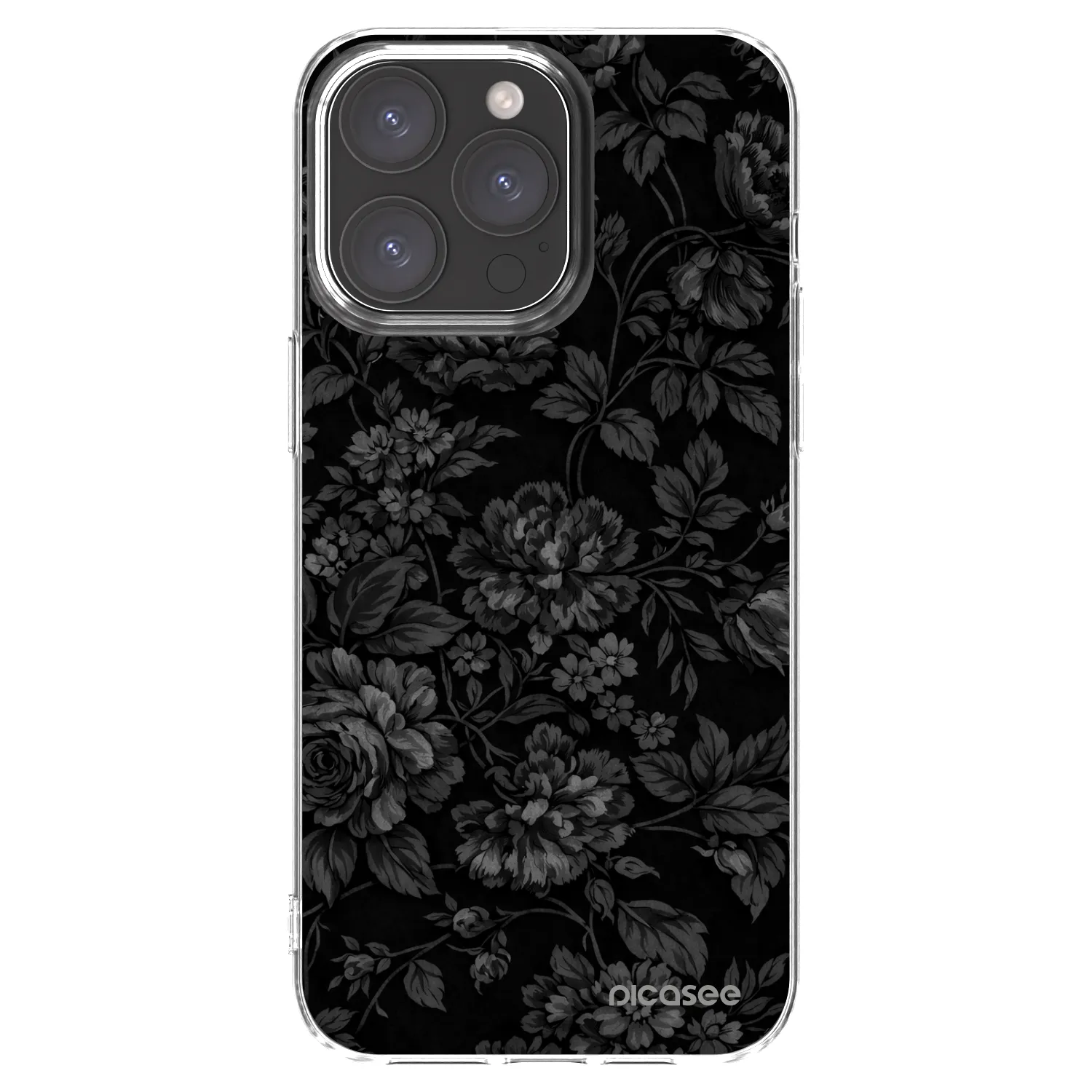 Picasee διαφανής θήκη σιλικόνης Apple iPhone 15 Pro Max - Dark Romance