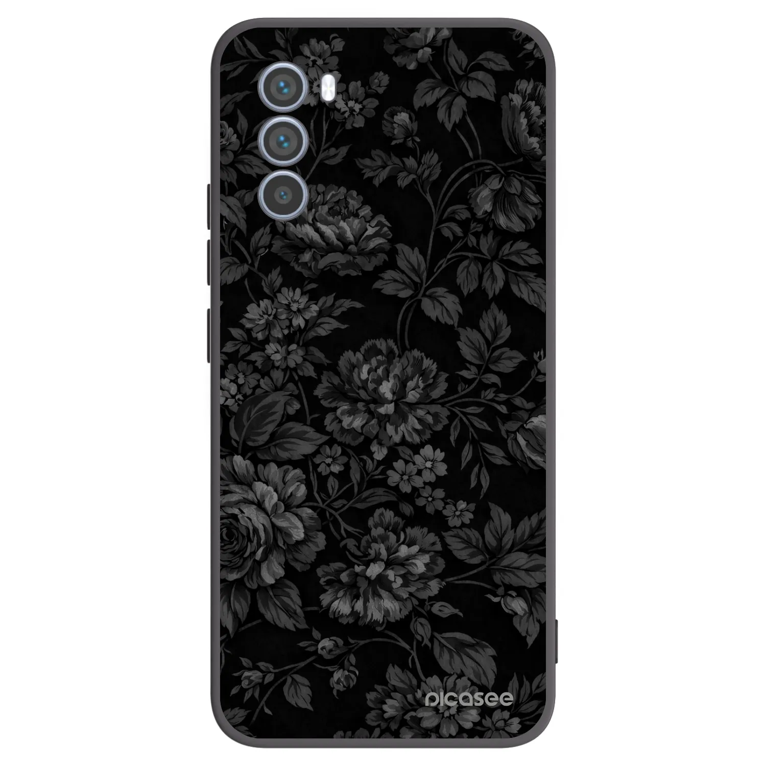 Picasee Μαύρη θήκη σιλικόνης για Motorola Moto G62 - Dark Romance