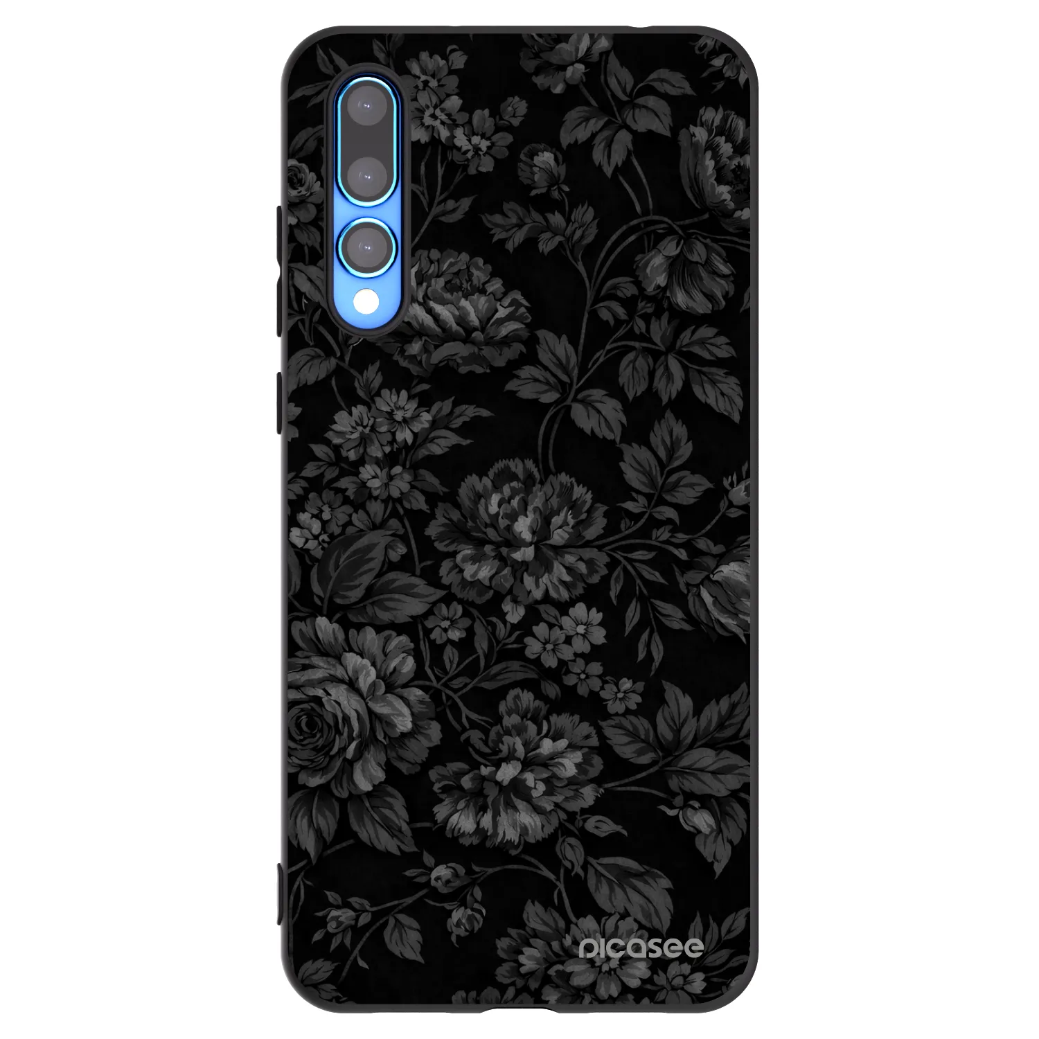 Picasee Μαύρη θήκη σιλικόνης για Huawei P20 Pro - Dark Romance