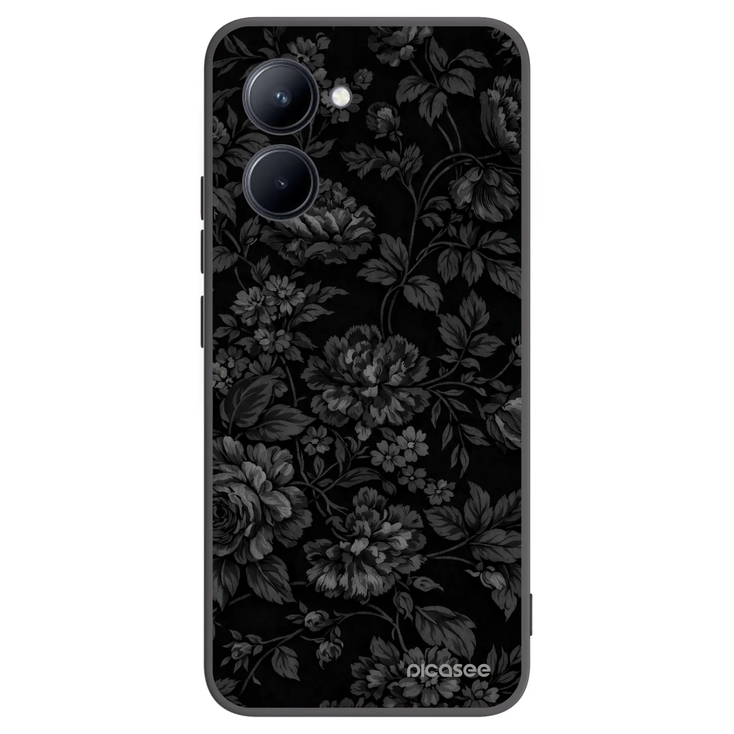 Picasee Μαύρη θήκη σιλικόνης για Realme C33 (2023) - Dark Romance