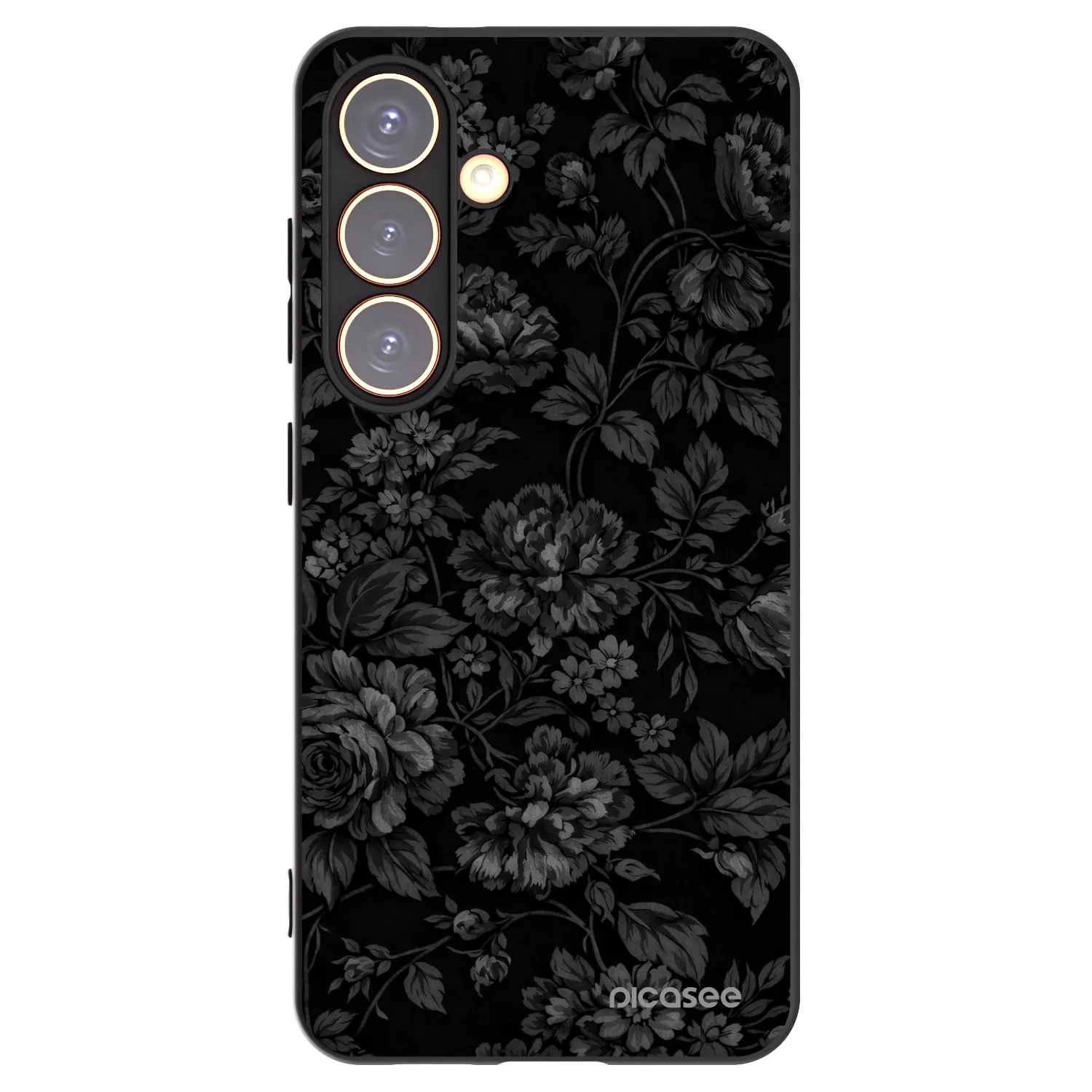 Picasee Μαύρη θήκη σιλικόνης για Samsung Galaxy S24 S921B 5G - Dark Romance
