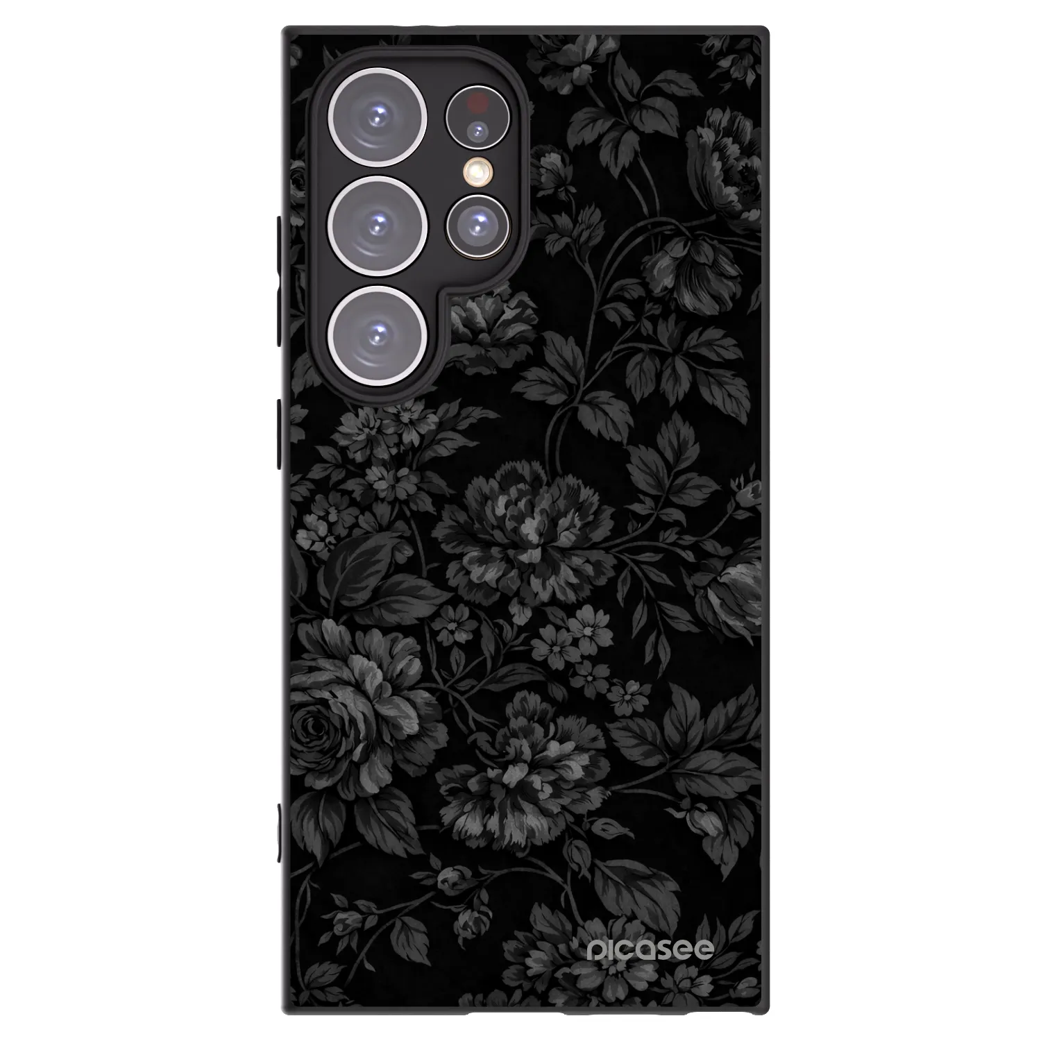 Picasee Μαύρη θήκη σιλικόνης για Samsung Galaxy S24 Ultra S928B 5G - Dark Romance