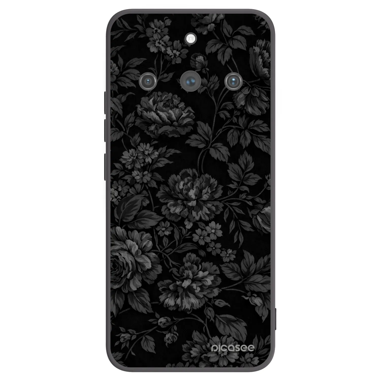 Picasee Μαύρη θήκη σιλικόνης για Realme 11 Pro+ - Dark Romance