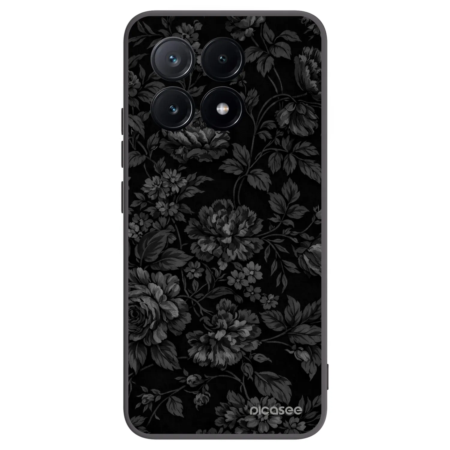 Picasee Μαύρη θήκη σιλικόνης για Xiaomi Poco X6 Pro - Dark Romance