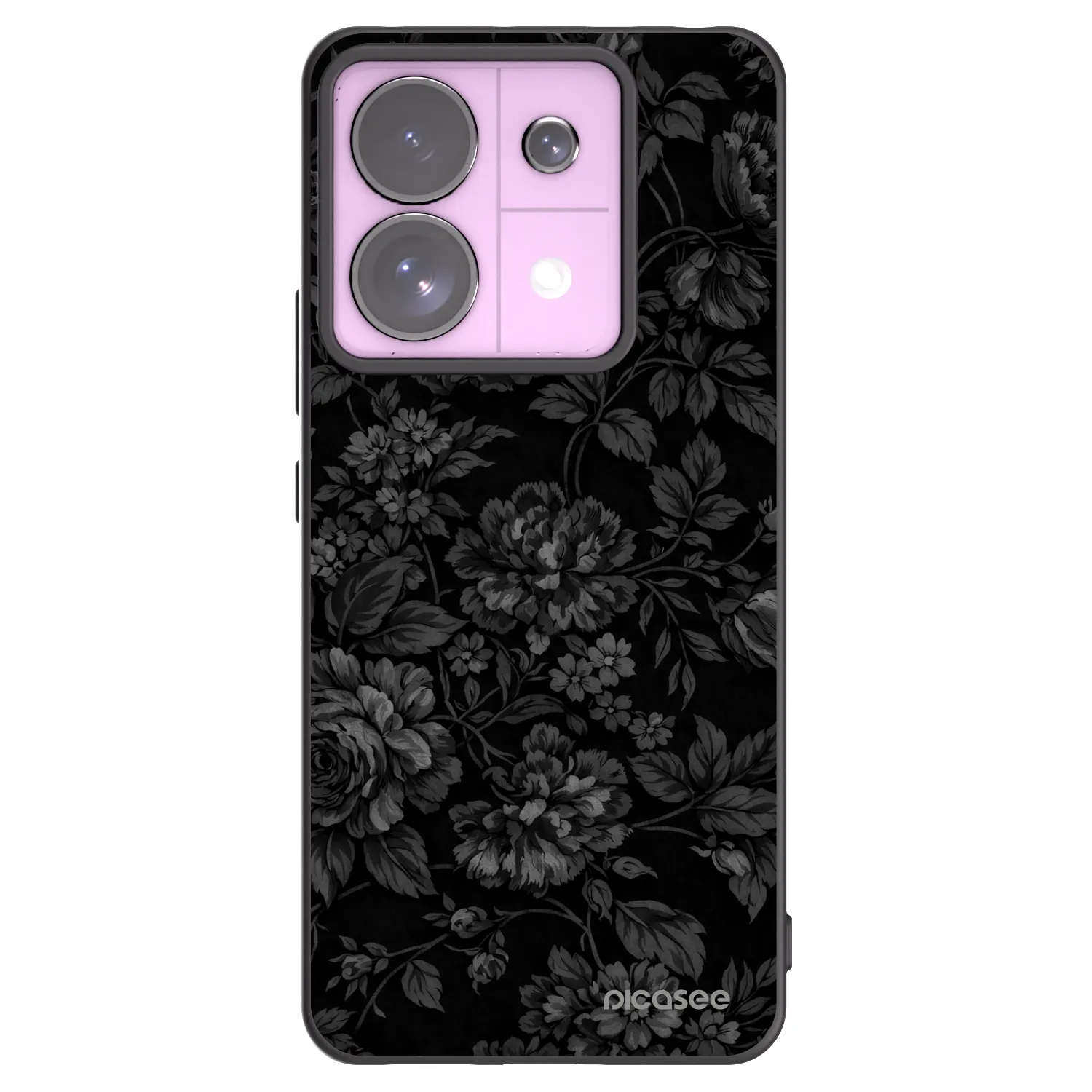 Picasee Μαύρη θήκη σιλικόνης για Xiaomi Redmi Note 13 Pro 5G - Dark Romance