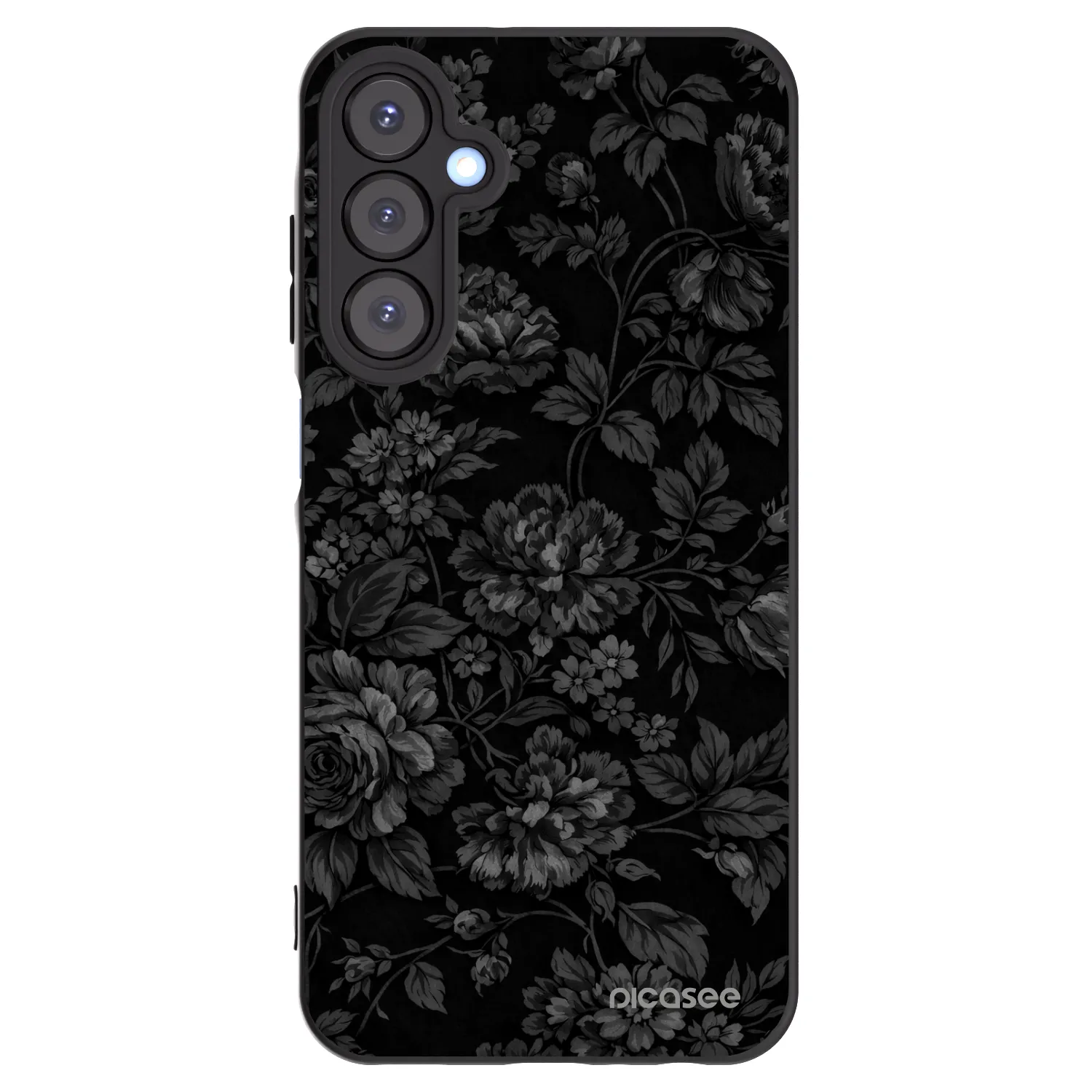Picasee Μαύρη θήκη σιλικόνης για Samsung Galaxy A25 A256B 5G - Dark Romance