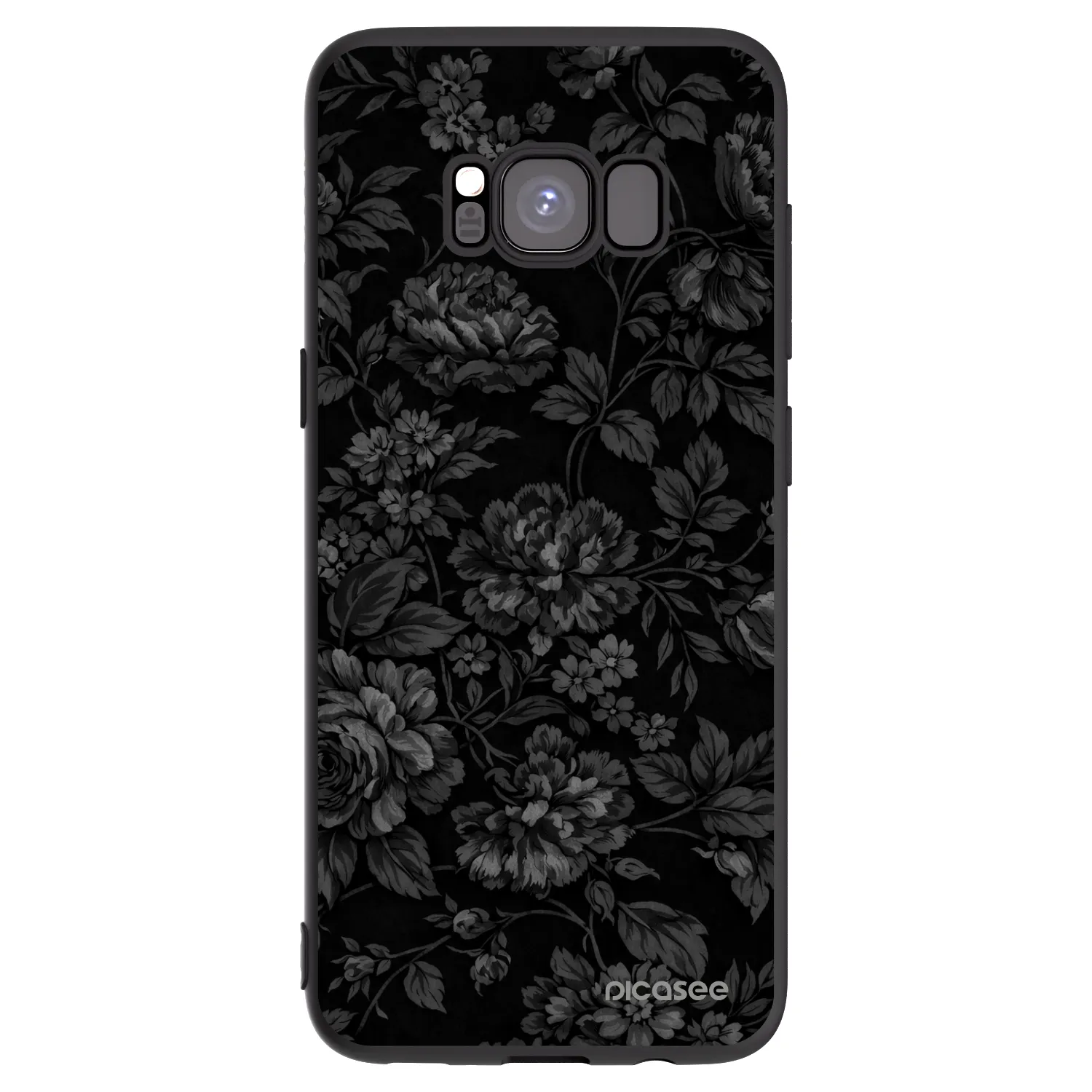 Picasee Μαύρη θήκη σιλικόνης για Samsung Galaxy S8 G950F - Dark Romance
