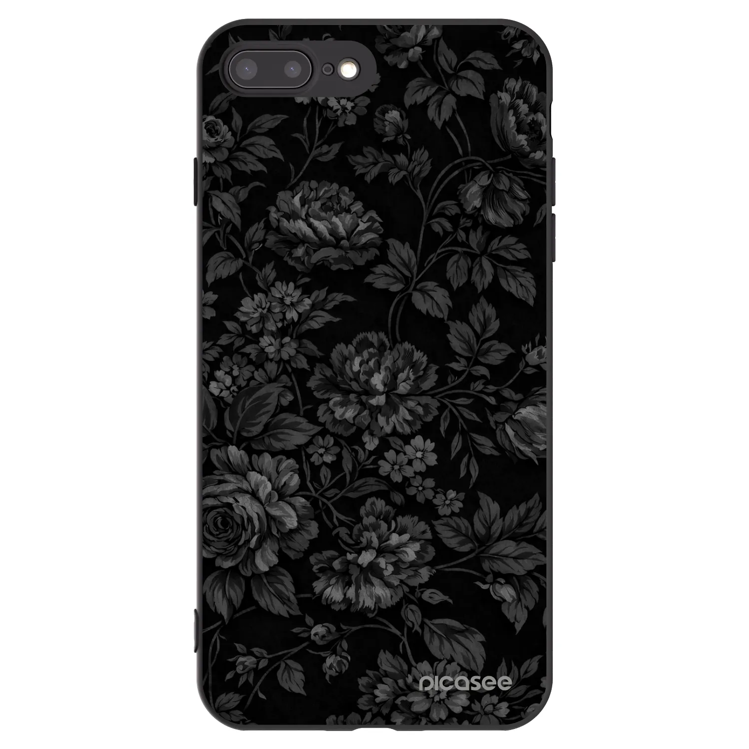 Picasee Μαύρη θήκη σιλικόνης για Apple iPhone 8 Plus - Dark Romance