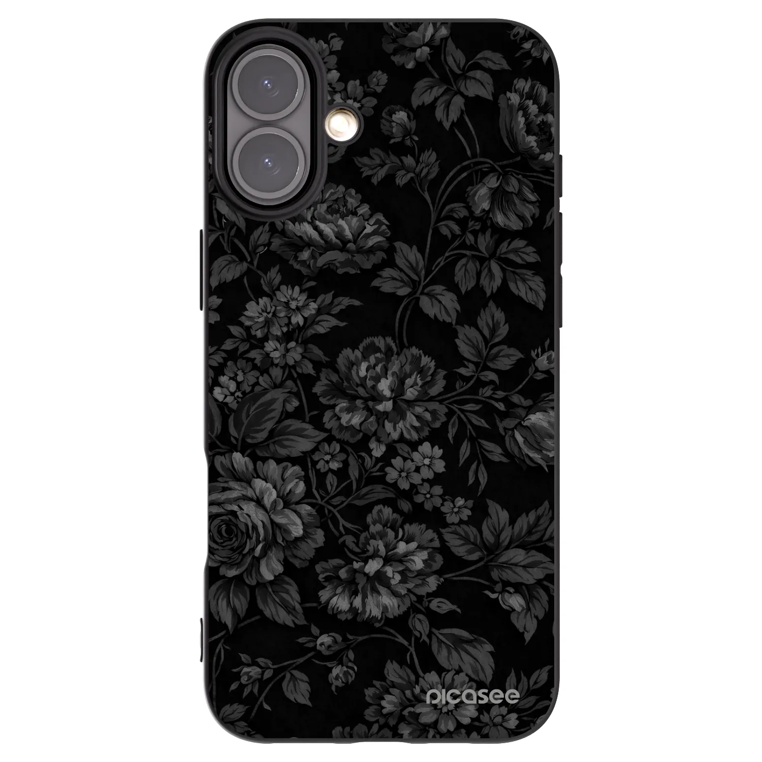 Picasee Μαύρη θήκη σιλικόνης για Apple iPhone 16 Plus - Dark Romance