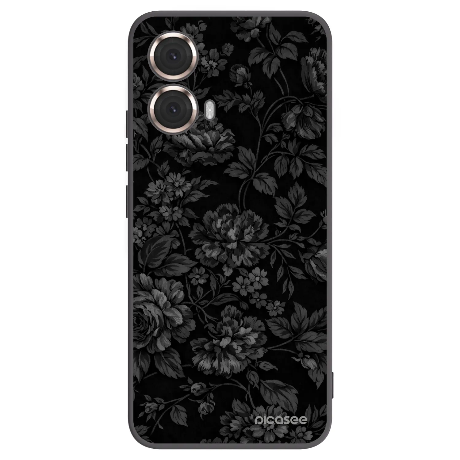 Picasee Μαύρη θήκη σιλικόνης για Motorola Moto G85 - Dark Romance